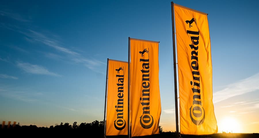 Continental - flags with a logo