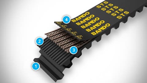 STD (STS) Belt Structure
