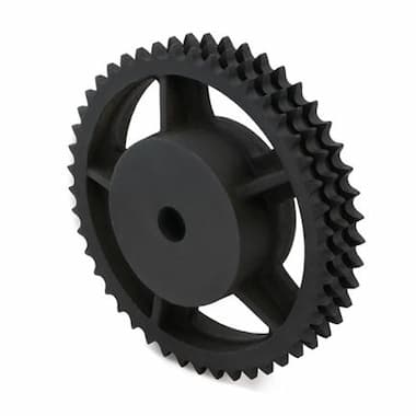 28B-3-57-N-GG (1 3/4” × 1 1/4”) - 57 Teeth, with Hub (Cast Iron) – Illustrative Image