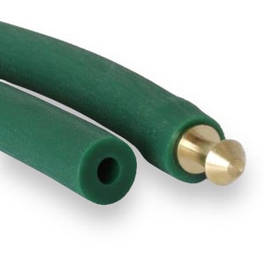 PU85A 15.0 × 5.2 - Hollow Rough (88 ShA, Green) - 50m Roll