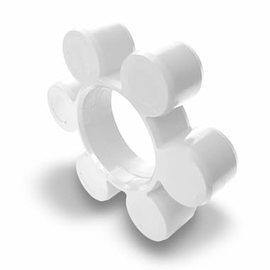 TNS 125 Vk60D - Elastic Ring (60 Shore D, White, Polyurethane) – Illustrative Image